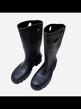 Dunlop Chesapeake Men Sz. 11 Women Sz. 13 Black Rubber Boots